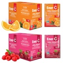 Ener-C Orange & Raspberry Multivitamine Drink Mix Powder Vitamina C 1000mg & Electroliti cu suc de fructe reale Natural Energy & Immune Support for Women & Men - Non-GMO Vegan & Gluten Free - 60 Conte
