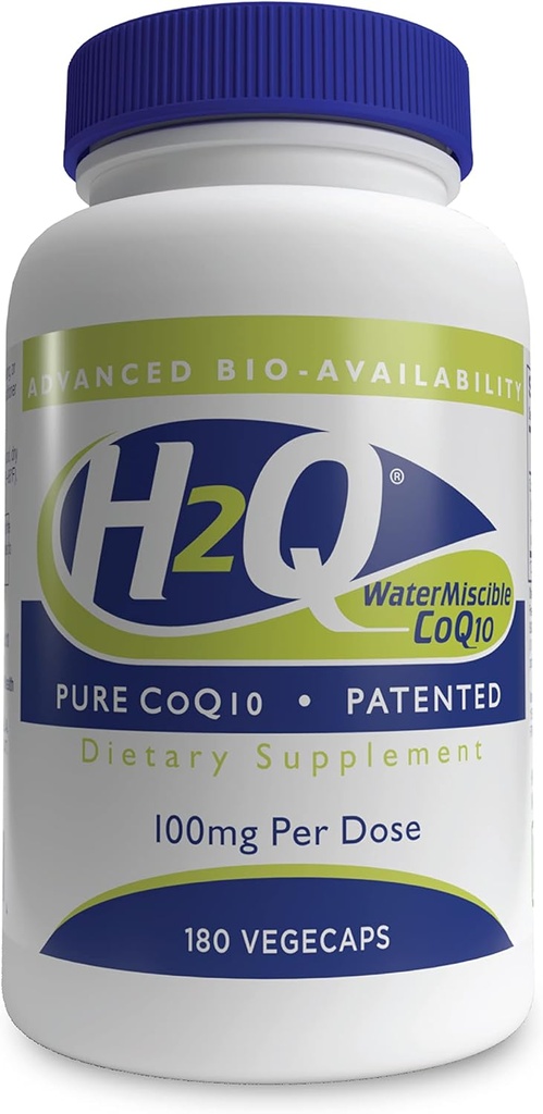 H2Q CoQ-10 cu 8X absorbție superioară peste standardul Q-10 