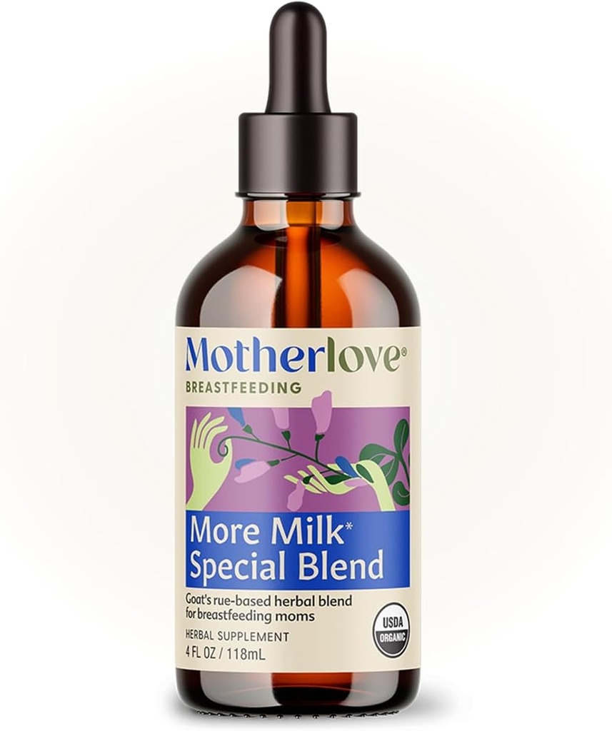 Mai mult lapte Blend speciale Tinctură (4 oz valoare dimensiune) Suplimentul de alăptare plantei w/Goat