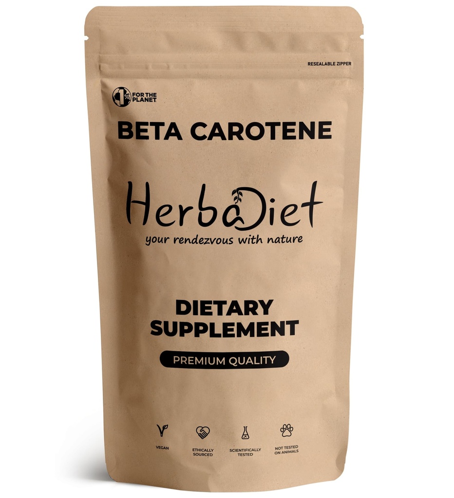 Beta Caroten 10% Vitamina A 25000 UI pulbere 