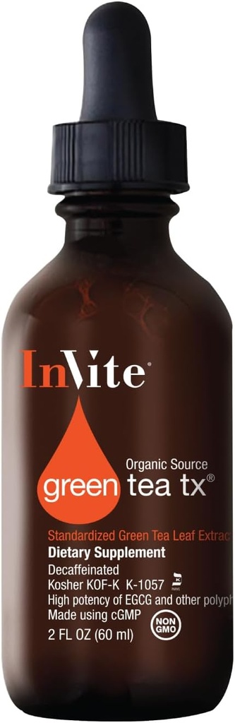Invita sanatate Ceai verde Tx® - Sprijina sanatatea imuna - Combine extractul de ceai verde si vitamina C - O picuratura are puterea antioxidanta de pana la doua cesti de ceai verde - 2 Ounces fluide