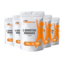 BulkSupplements.com L-Carnitine Fumarate pulbere - Carnitina Supliment, Carnitina pulbere, L-Carnitina 500 mg - Gluten gratuit, 500 mg pe servire, Gluten gratuit, 5 kg (11 lbs) (Pachet de 5)