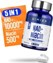 Suplimentul NAD+ 1000mg & Niacina (Vitamina B3) 500mg, Nad Plus Suplimentul de stimulare pentru Femei si Barbati, Nicotinamida Ribozida (NR) suporta anti-Aging, energie, creier, musculare, non-GMO, Gluten-Free,74