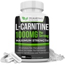 NUTRIŢIA L-Carnitină - 200 capsule - 1000 mg per servire - stimularea metabolismului şi creşterea performanţei