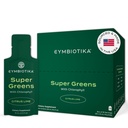 CYMBIOTIKA Super Greens Supliment cu Clorofill, Spirulina, Daily Vegan Superfood Pachete pentru Digestive Gut Health, Detoxifiere, Energie și Suport Immune, Citrus Lime Flavor, 15 ml pungi, 30 Pack