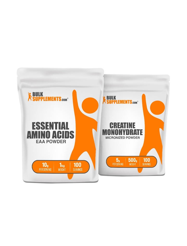 BULKSUPPLMENTS.COM EAA Powder 1kg + Creatine 500g Bundle