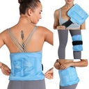 REVIX Gel Ice Pack pentru Relief Discomfort, Soft Plush Lining Ice Wrap pentru Back Inferioară, Umăr, Hip, Braț, Genunchi, Terapie Compress rece, 16 × 9 "