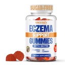Eczemă de zahăr gratuit de tratament Gume - Statele Unite ale Americii Made - 50+ vitamine și probiotice pentru piele curată, hidratată - Soothes mâncărime, calmează Redness & Boosts Skin Health (60 Gummies)