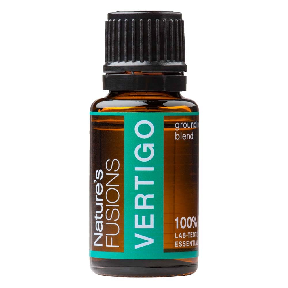 Fuziuni naturale Vertigo Relief, Ginger Oil Greaţă Relief Essential Oil Blends (15ml) - Rapid- Acting Motion Sickness Relief, Morning Sickness Relief, Ameţeală Relief, & Vertigo Medicine w/ Peppermint