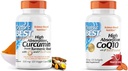 Cel mai bun curcumin de înaltă absorbţie DRB-00107 de la Root Turmeric cu C3 Complex & BioPerine 500mg & High Absorbtion CoQ10 cu BioPerine, Gluten gratuit, Fermentat natural, Heart Health