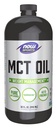 Now Foods Sports Nutrition, MCT (Mediu-lanț trigliceride) Ulei 14 g, Greutate de management, lichid, 32-Ounce