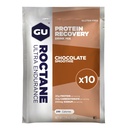 GU energie octanice Ultra rezistenta proteine de recuperare amestec de băuturi, gluten-gratuit și Kosher lactate, suport de recuperare după orice antrenament, 10 Pachete de unică servire, Chocolate Smoothie