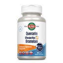 KAL Querbetin Reacta-C Bromelain Immune Supplement, 24 de ore de apărare imună cu bioflavonoizi, vitamina C 1000mg și Querbetin 500mg, Vegan, Gluten gratuit, 60 de zile de garanție, 30 Serv, 60 comprimate