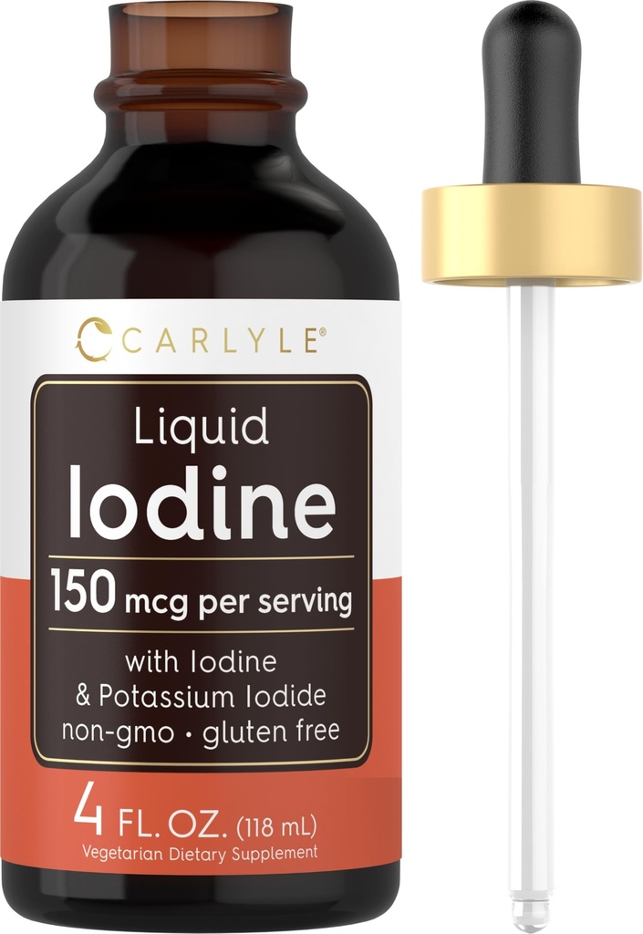 Carlyle Picături de iod lichid 4 fl oz 