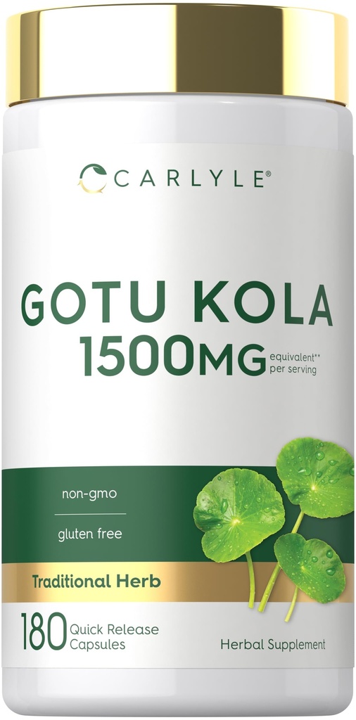 Carlyle Gotu Kola Capsules 1500mg 