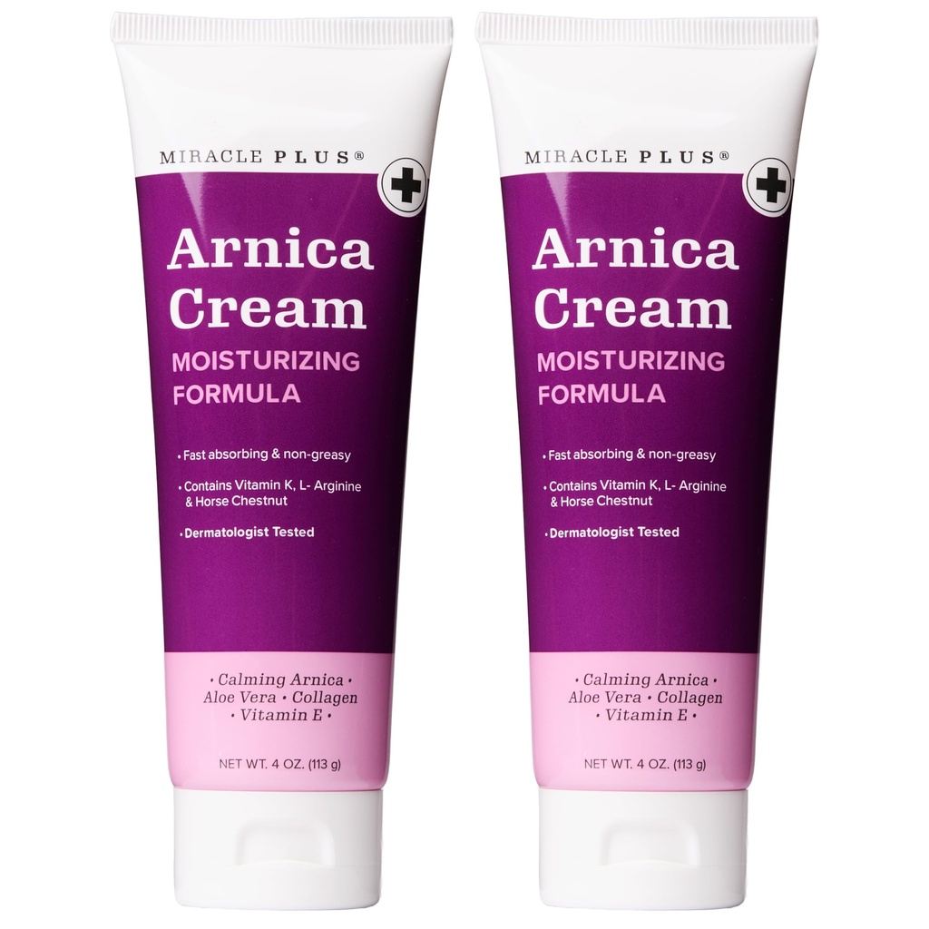 Miracle Plus Arnica Cream Extra Putere Bruise Loțiune de relief pentru vânătăi și umflarea pe piele 
