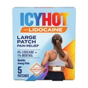 Icy Hot Max Putere Lidocaină Pack de relief durere (5 Număr) Penetrate pentru ajutor rapid, orientat