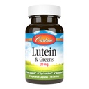 Carlson - Lutein & Greens, 20 mg, Vision Support & Eye Function, Antioxidant, 60 Capsule vegetariene