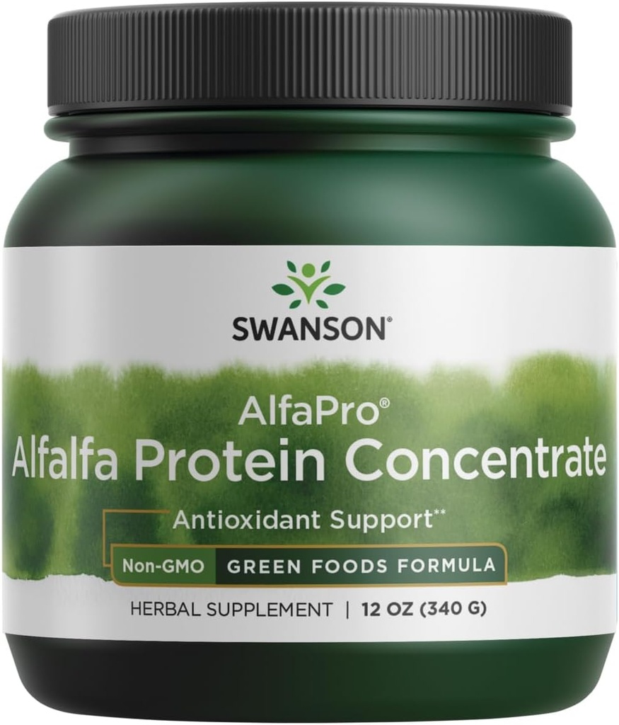 Swanson Alfapro Non-GMO Concentrat proteic de Alfalfa 12 Ounce (340 g) Pwdr