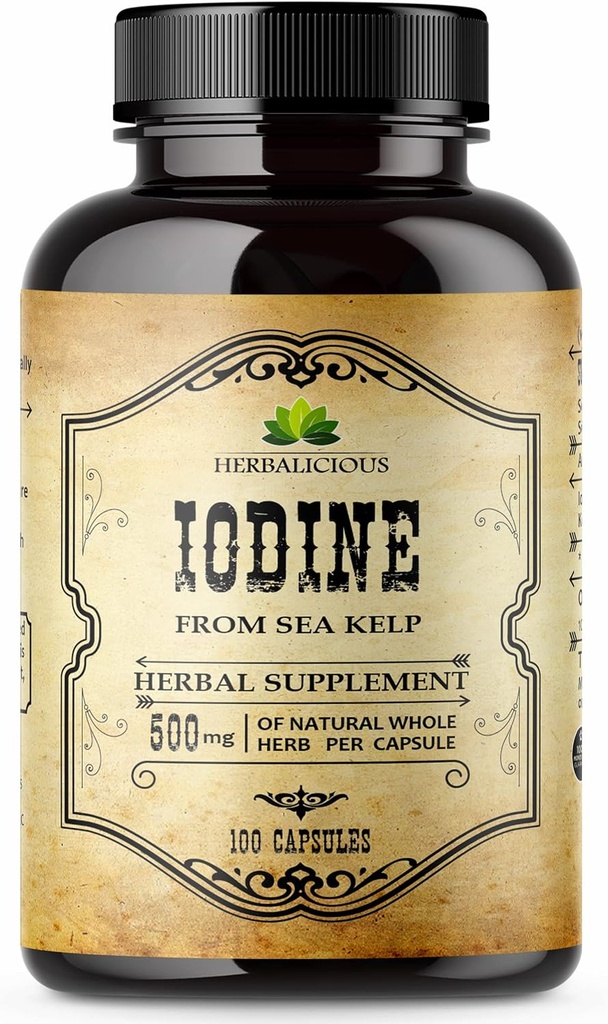 Iodul HERBALICOUS comprimate de la mare Kelp 