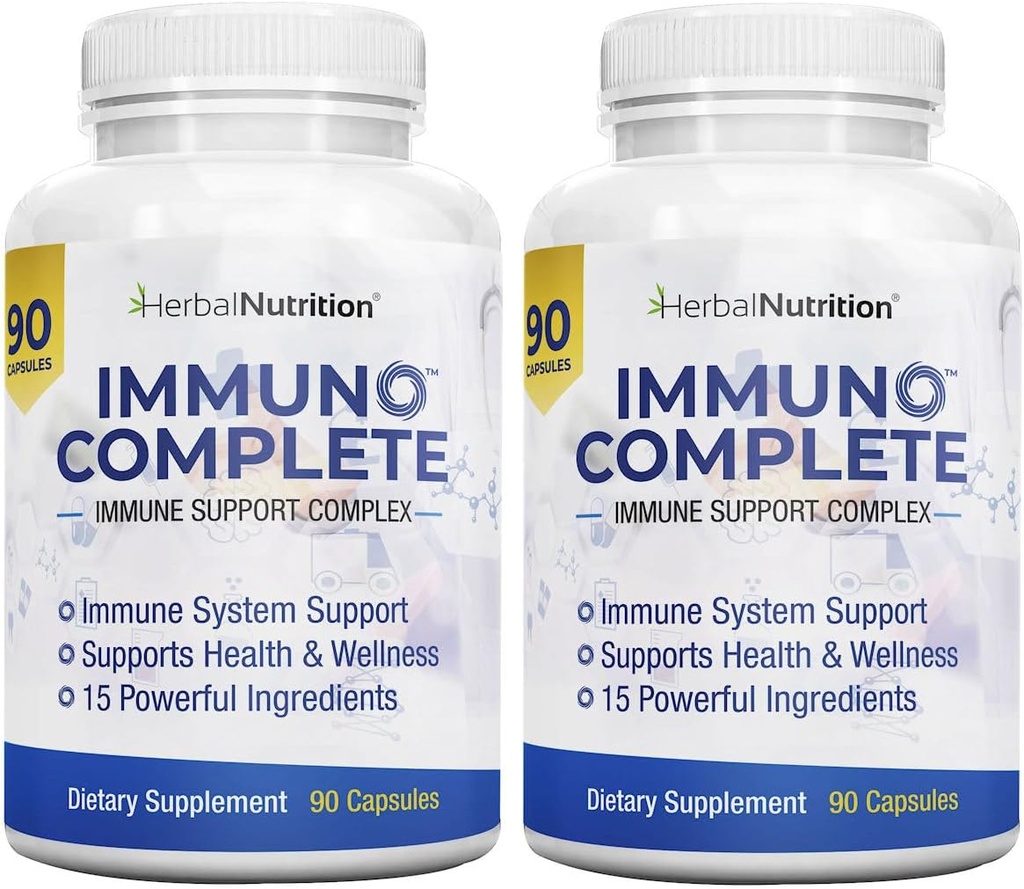 Imunomunum Completați un supliment de sprijin imun cu vitamina C, D, zinc, magneziu, elderberry și 10 mai multe ingrediente sinergice pentru suport imunitar (2)