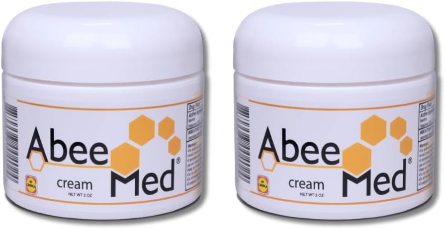 BeeMed Bee Venom Cream - Apitoxina naturala cu polen de albine, musetel, mentol - Bee Venom Crema comuna pentru muschi, oase si articulatii, Relief rapid, entorse, strugure - Formula de putere suplimentara - 2oz