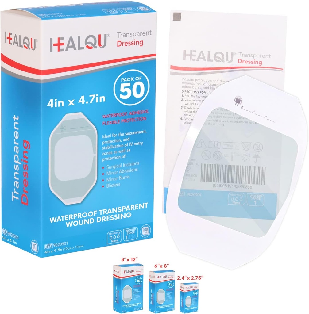 Film transparent dressing 4" x 4.75" (50 ambalaj) 