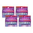 Sominex Nighttime Sleep-Aid Caplets, Putere maximă, 16-Numar de cutii (Pachet de 4)
