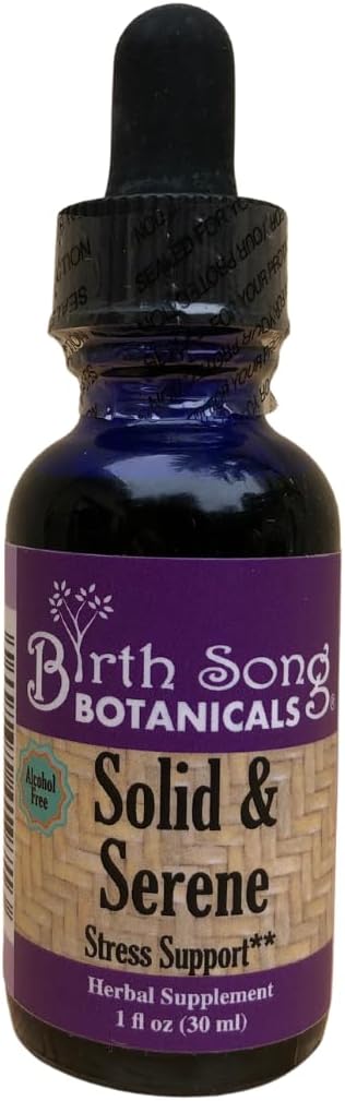Nastere Song Botanics Solid & Serene Stresul plantei si sustinerea mood tinctura 