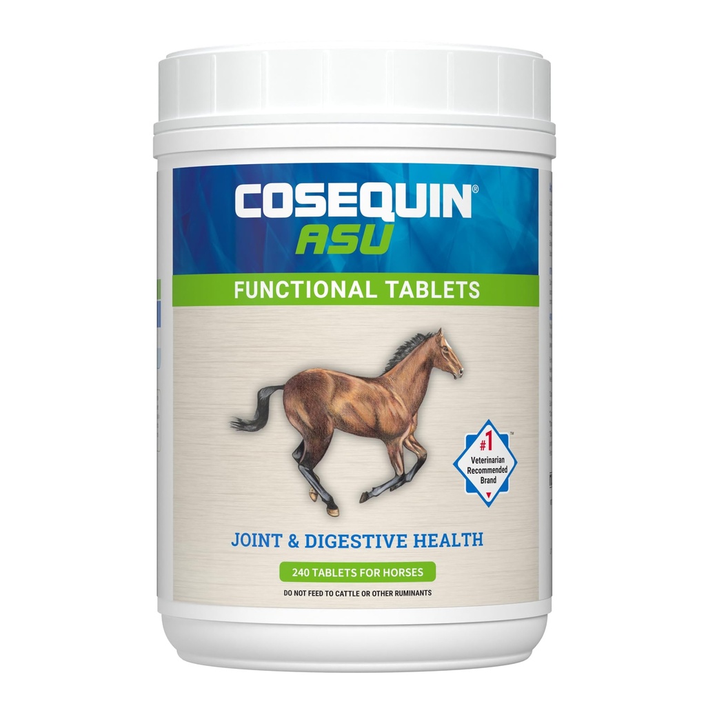 Nutramax Cosequin ASU Joint & Digestive Health Tablete funcționale pentru cai, 240 comprimate