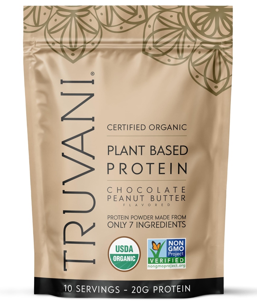 Truvani Vegan Pea Proteina Pudră de Pudră 