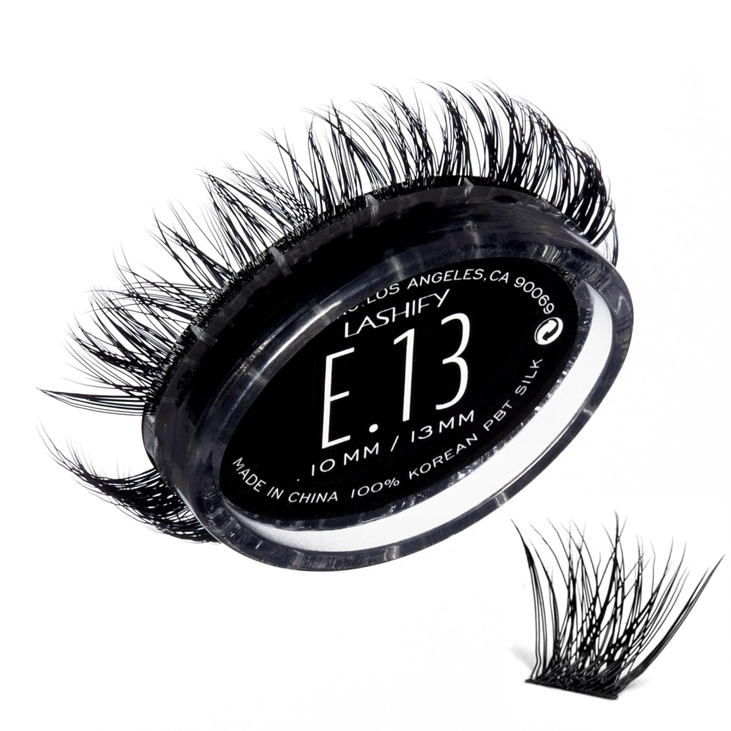 Lashify Extreme 13mm Gossamer DIY Extensii geană Refill, negru, ușor de fals Lashes Pentru a adăuga volum extraordinar