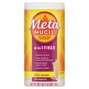 Metamucil, Psyllium Husk Powder, Nearomated Original Texture, with Sugar, 114 Servings, 4-in-1 Fiber Supplement, Daily Psyllium Husk Fiber Powder Help Support Digestive Health by Promoving Regularity*