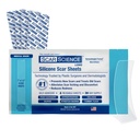 Fișe de cicatrice de grad medical Silicon - 7" Reutilizabile Bandă de silicon pentru cicatrici - bandă respirabilă clară pentru secțiunea C, Tummy Tuck, cicatrici chirurgicale, și Keloids - 4-Pack