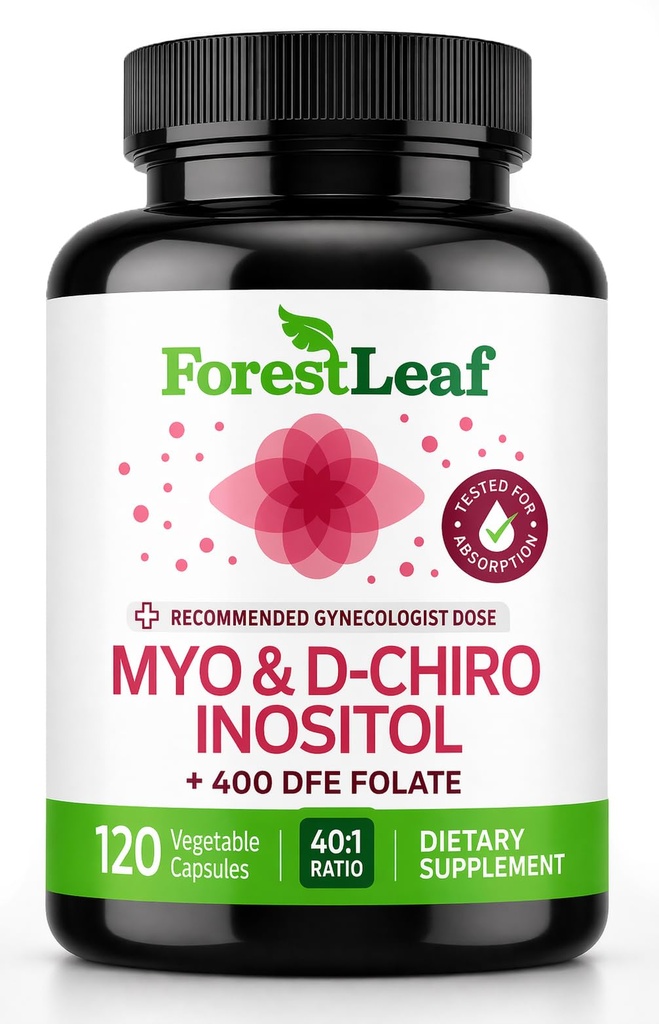 Myo-Inositol & D-Chiro Inositol Supliment pentru sanatatea femeii 