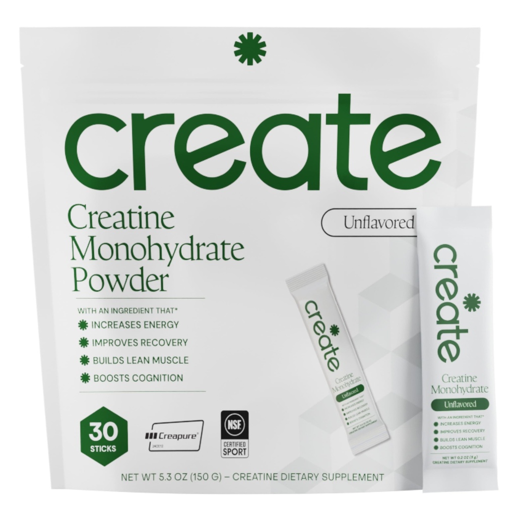 Create single serve Creatin Monohidrat Powder 