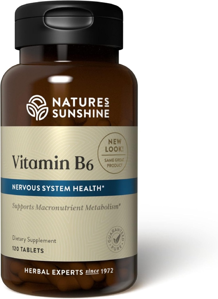 Yonune NLMUBR LucksIT Natura's Sunshine Vitamina B6 120 comprimate