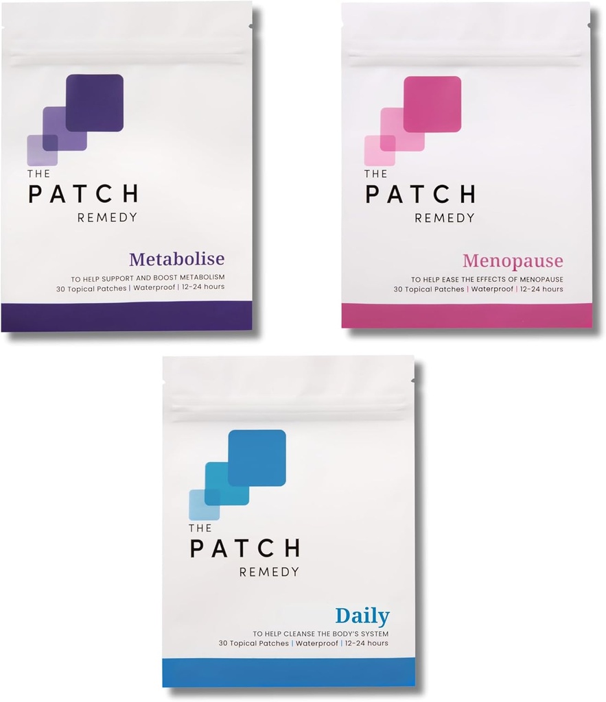 Menopauza peticelor de menopauza fitness Cleanse Kit - Menopause Patch-uri, Zilnic Cleanse Patch cu Glutatione & Metabolise Patch