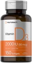 Horbaach Vitamina D3 2000UI Softgels 150 Conte 
