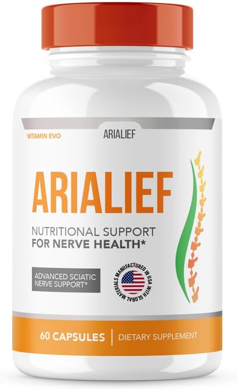 Arialef Sciatica Nerve Support, Arialeaf Advanced Nerve Health, Arialeaf Prime Palm Sciatica, Aria Leaf Primepalm Aria Lief, Aria Lief Nerve Relief Suplimentul Sciatic Nerve Soothing (60 capsule)