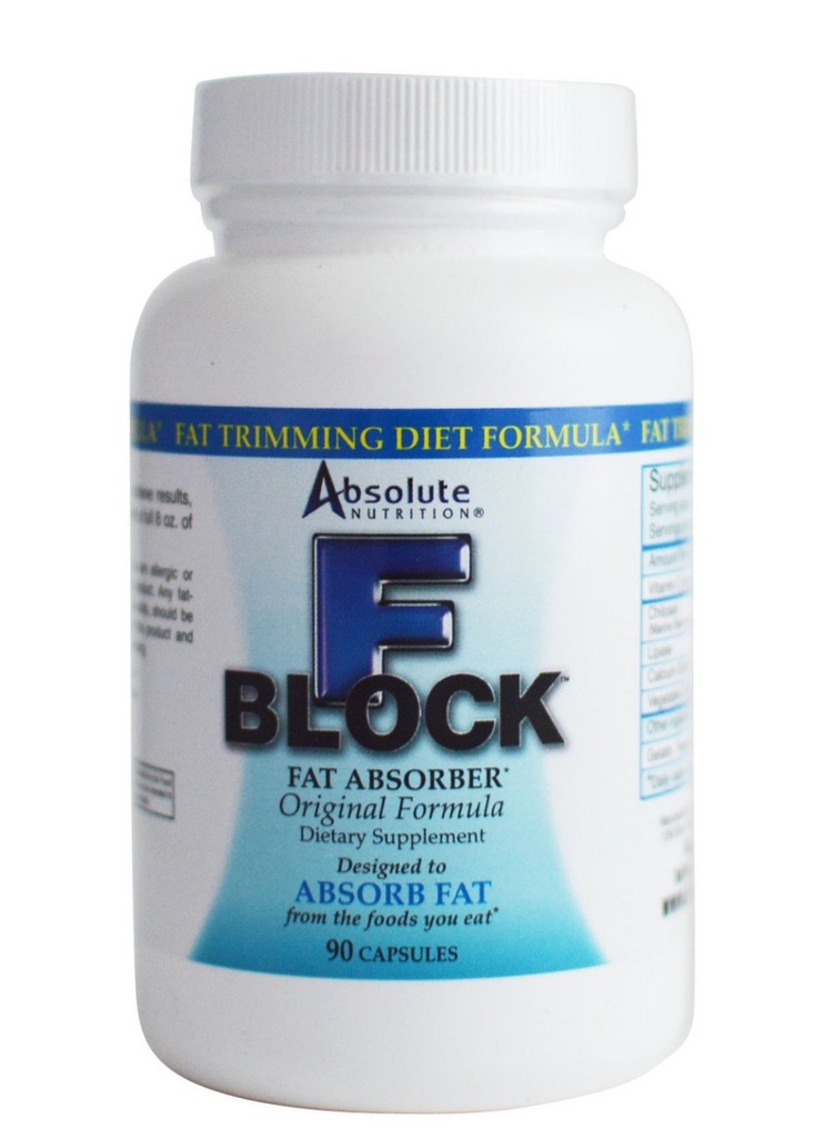 Absolut FBlock Fat Absorber Xtra, Formula Diet, 90 Capsule