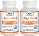 Digest-GI Enzyme digestiv - (90 x 2) Capsule vegetariene-Digestia şi ajutorarea pentru femei şi bărbaţi