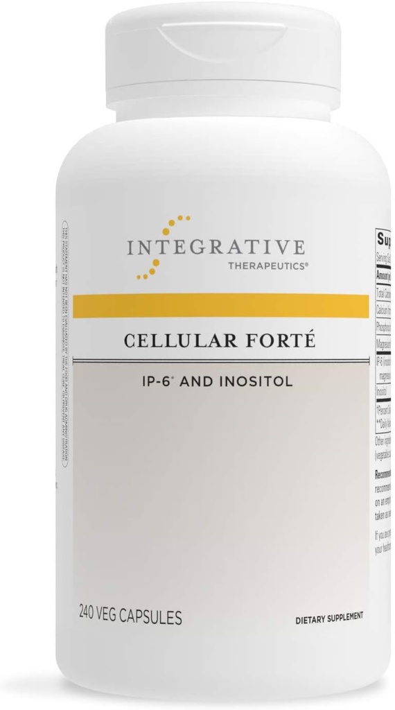 Integrative Therapeutics Cellular Forte - Supplement de suport imunitar cu IP-6 și Inositol* - Gluten Free - Dairy Free - Vegan - 240 Capsule