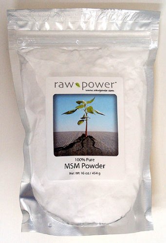 Raw Power MSM Powder, 100% Pur, (16 oz, Made in the USA)