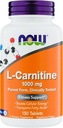 Acum Suplimente L-Carnitina 1000mg - 150 Tablete valoare Dimensiune, Suporturi Lean musculare de creştere, Carnipure, Non-GMO, Kosher, Ideal pentru Vegas, Sportivi, şi suport energetic