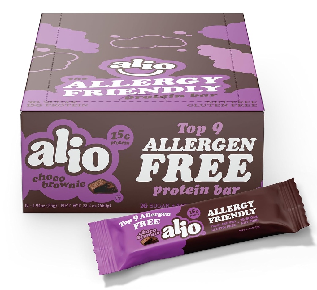 Alio Proteine Bars - Choco Brownie (12 Baruri) 