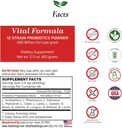 Alimente pentru Gut Vital Formula 12 Strain Probiotics Powder 260 Miliarde de 