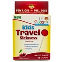 Lil' Giggles Kids Mededed Lollipops - dulce ușurare blândă pentru copii și non-drowsy - pentru boala de mașină, Greață de călătorie și ajutor de boală mișcare - Homeopatic Remediul dragostei pentru copii - Aroma de cireșe 12 CT