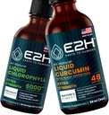 E2H: Clorofila lichida si Curcumina turmerica lichida 