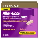GoodSense Aller-Ease - Fexofenadină clorhidrat 180 mg comprimate - 24-Hour Alergie Medicină pentru Ajutor interior și exterior, 30 Conte